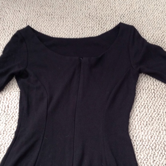 Velvet by Graham & Spencer low black mini dress - Picture 2 of 2