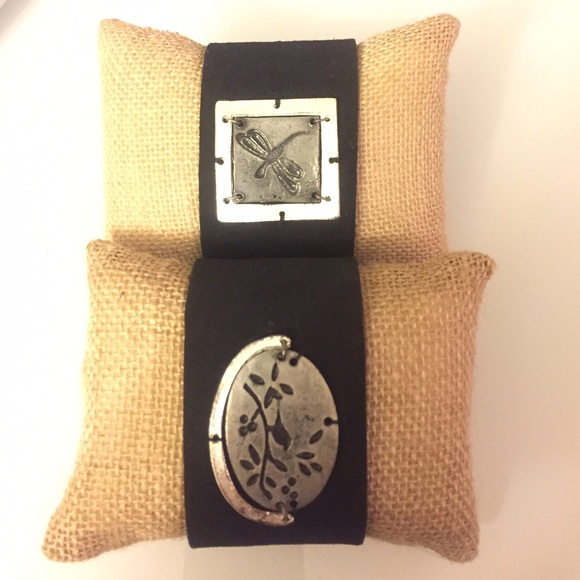 Jewelry - Leather cuff bracelets