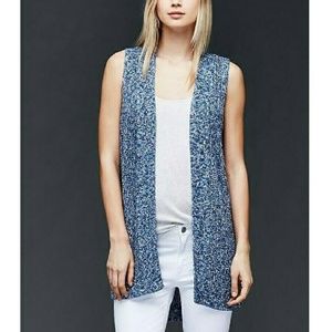 XXL GAP Marbled Knit Sweater Vest