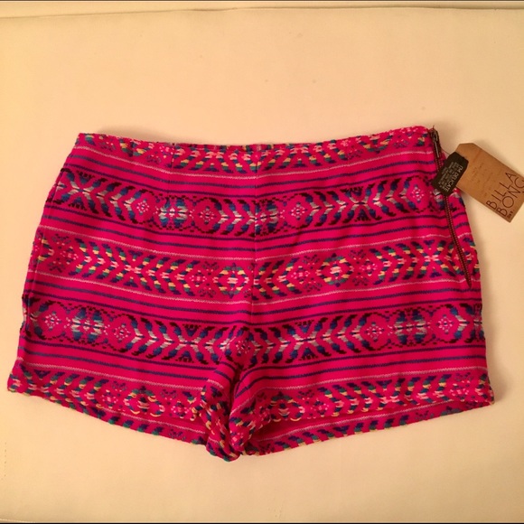 Mexican blanket hot pant shorts