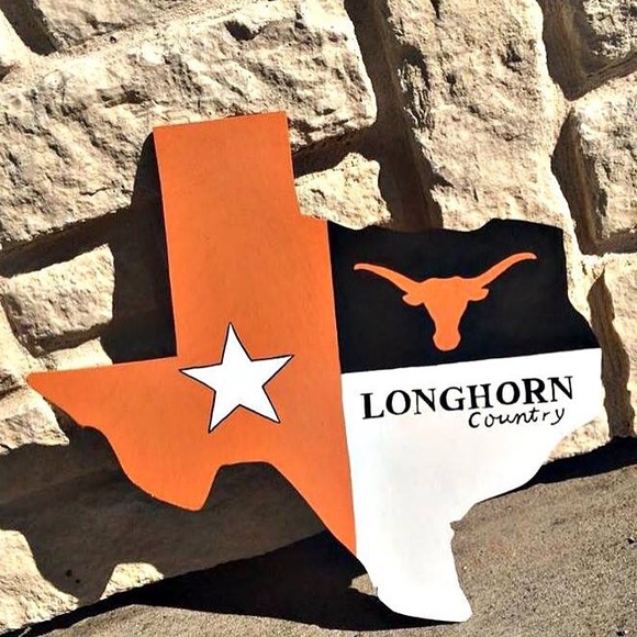 Custom made Texas longhorn hand painted sign