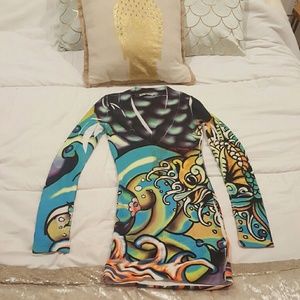 Mermaid Graffiti Dress