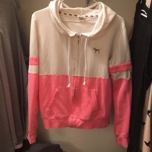 Pink hoodie