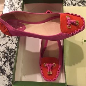 Kate Spade Gwenda Flats (pink/orange)