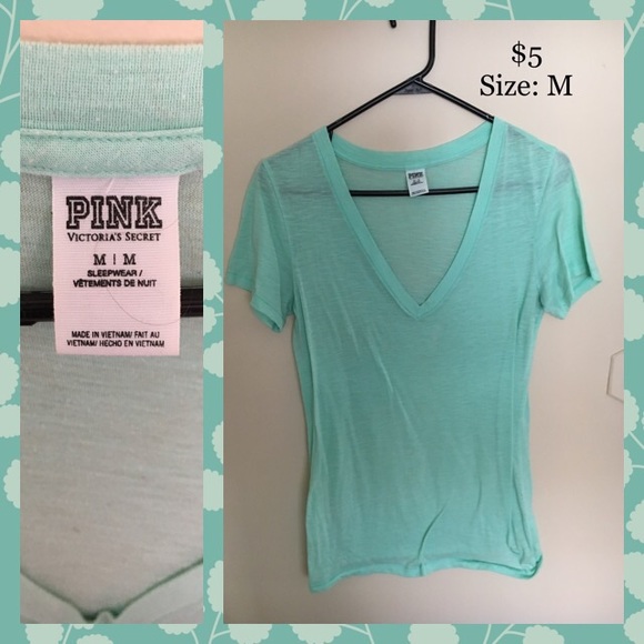 PINK light blue T-shirt