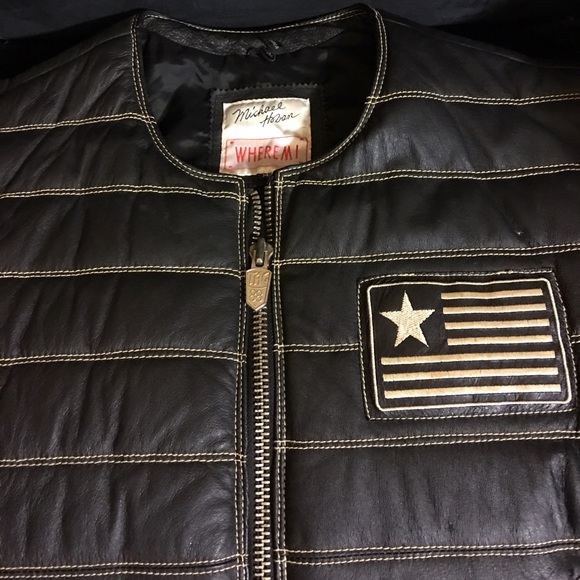 A very rare find Michael Hoban leather vest