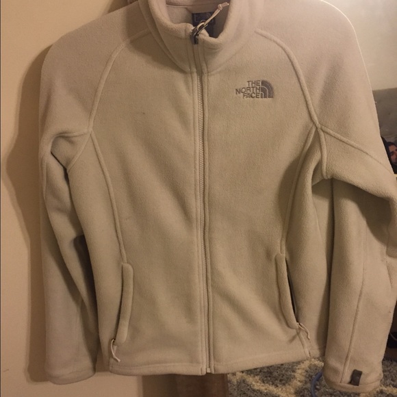 North face Osito 2 White Fleece Jacket - Picture 2 of 3