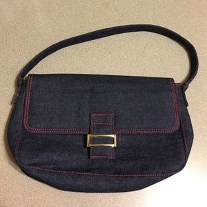 Linea Pelle by Mira K. Denim bag.