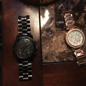 Black Men's Michael Kors Watch