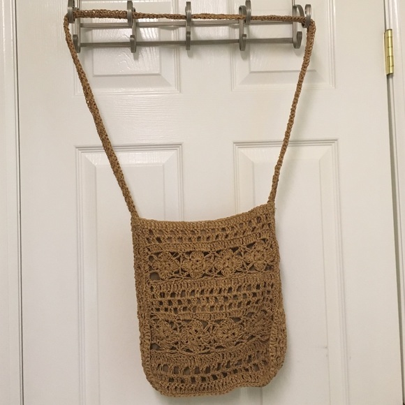 Crochet cross body bag