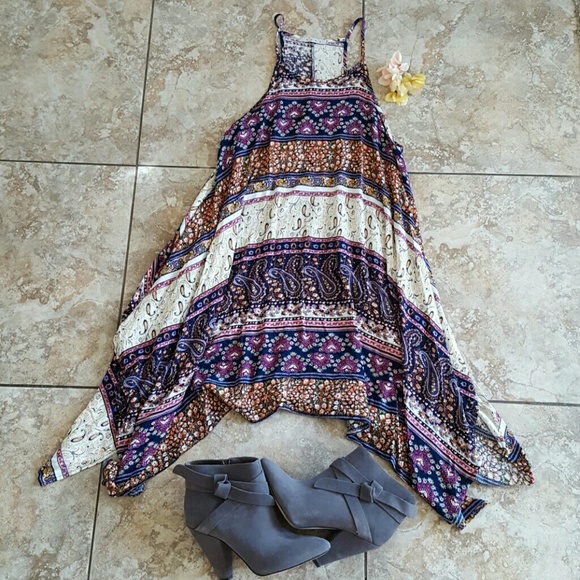 Ezra Dresses & Skirts - Ezra paisley handkerchief dress