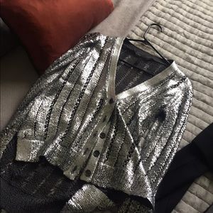 Metallic sweater BCBG max azria