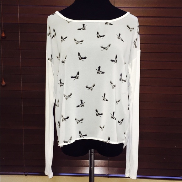 Aeropostale Tops - Brand 🆕Aeropostale Sheer Sparrow Top ❤️