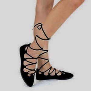 Laceup Ballet Flats (brand new/wholesale)
