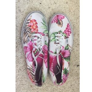 Size 10 Floral Vans
