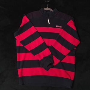 Red & Navy Striped Vineyard Vines Shep Shirt