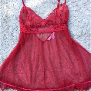 VS babydoll lacy romantic lingerie