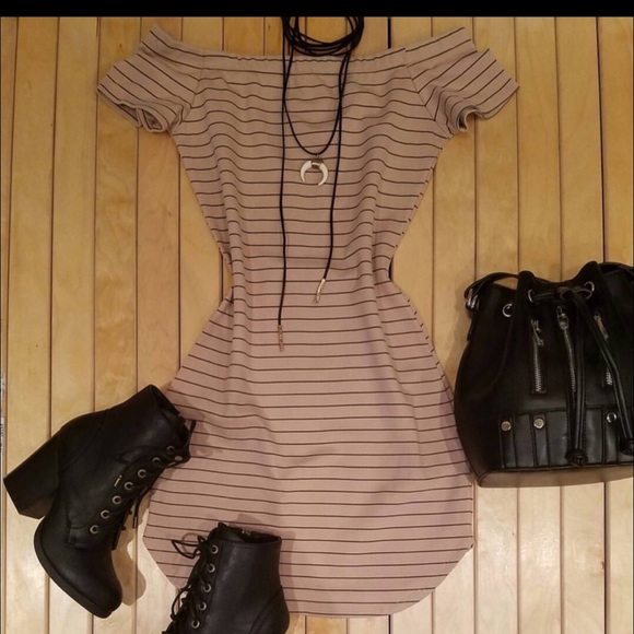 Off the shoulder dress