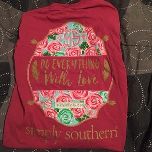 Long Sleeve Simple Southern Shirt