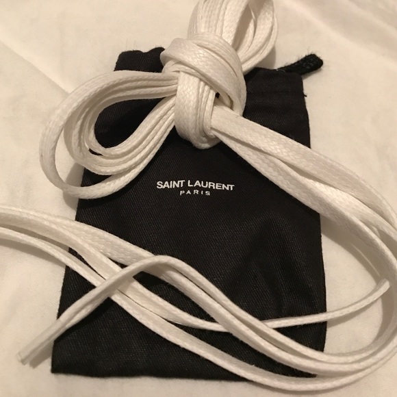 saint laurent shoe laces