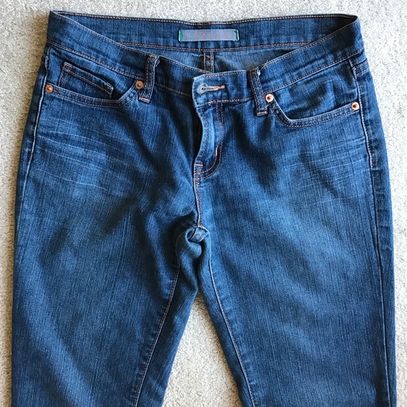 J brand skinny straight medium denim jeans 26 27