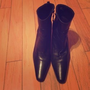 Cute Prada booties....black 2.0 inch heel