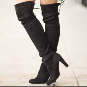 🆕 Black over the knee heeled boot