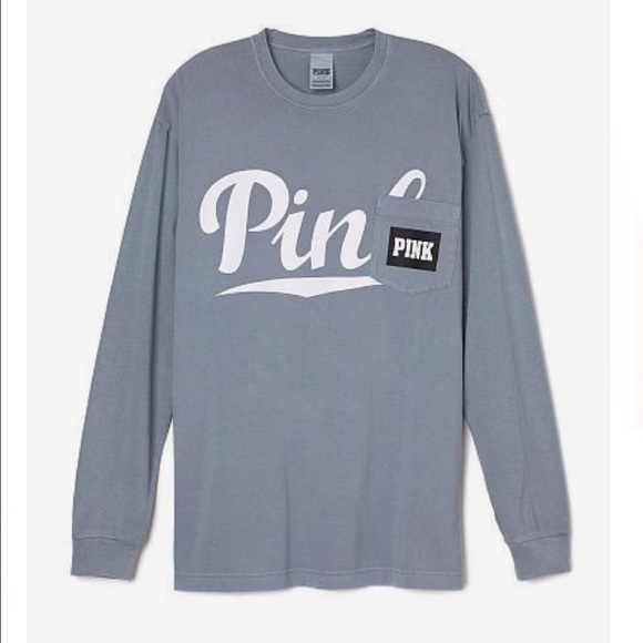 ❌SOLD❌ VS PINK Campus Long Sleeve Tee