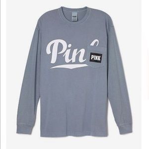 ❌SOLD❌ VS PINK Campus Long Sleeve Tee