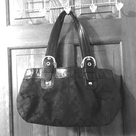 Black coach bag