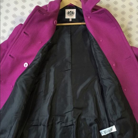 NEW Juicy Couture wool coat size 14 children - Picture 3 of 4