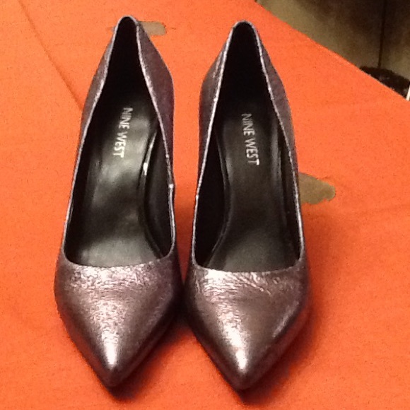 Metallic Nine West Pumps