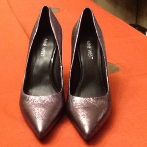 Metallic Nine West Pumps