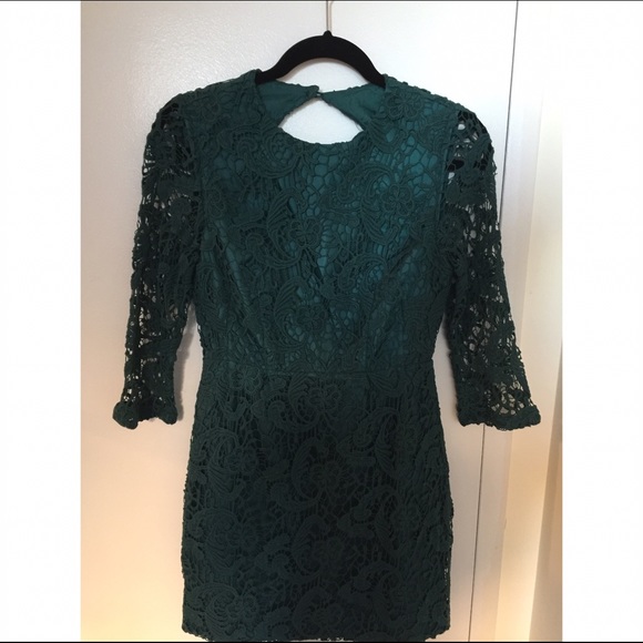 ASOS Green Crochet Backless Dress Petite 6