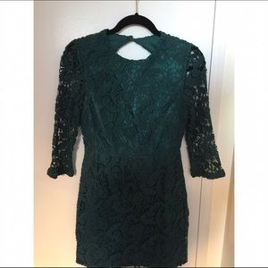 ASOS Green Crochet Backless Dress Petite 6