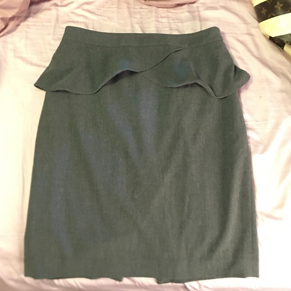 Express Gray Work Skirt Size 6