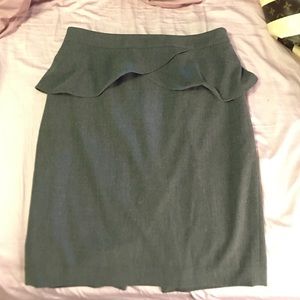 Express Gray Work Skirt Size 6