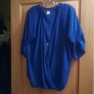 Beautiful saphire blue top by Venus. Never worn.