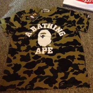 Bape light camo medium t shirt
