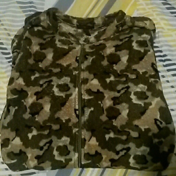 Army print onsie