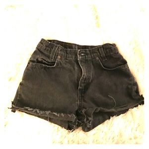Levi Black Shorts NWOT