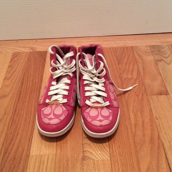 Pink Coach Sneakers