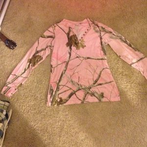Pink camo long sleeve