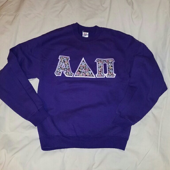 Alpha Delta Pi ADPi Sorority Lettered Sweatshirt