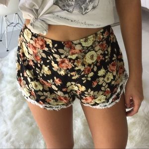 LF floral printed shorts