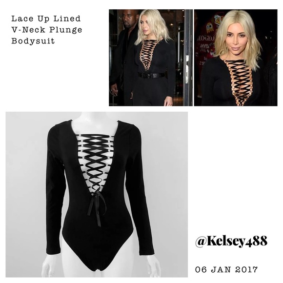 Tops - Plunge Bodysuit