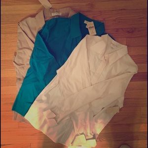 BUNDLE NON-IRON COLDWATER CREEK BUTTON DOWN SHIRTS