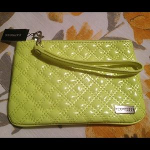 Express Lime Green Wristlet!