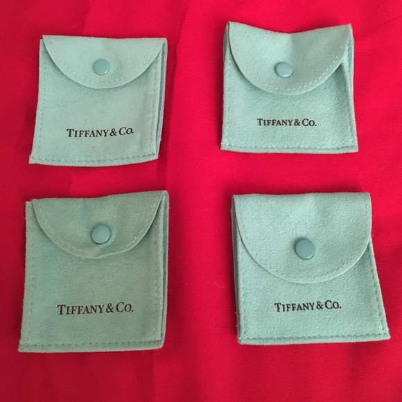 Tiffany and Company jewelry pouches