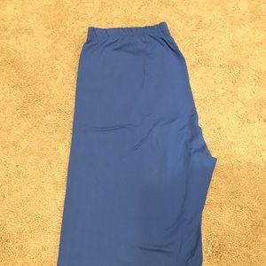 LuLaRoe Royal Blue Tall and Curvy Legging